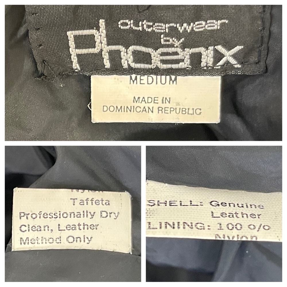 Vintage Phoenix fringe leather jacket - Picture 8 of 8